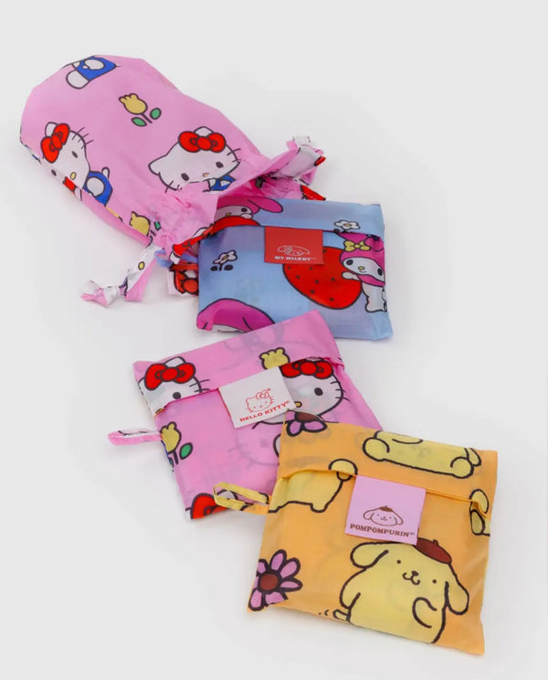 Baggu Standard Baggu Set Of 3 - Hello Kitty & Friends Floral