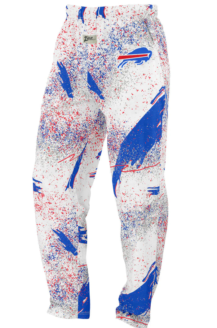 Buffalo Bills Embroidered Confetti 3 Color Zubaz Pants