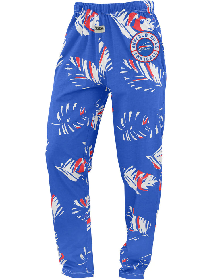 Buffalo Bills Embroidered Leaf 3 Color Zubaz Pants