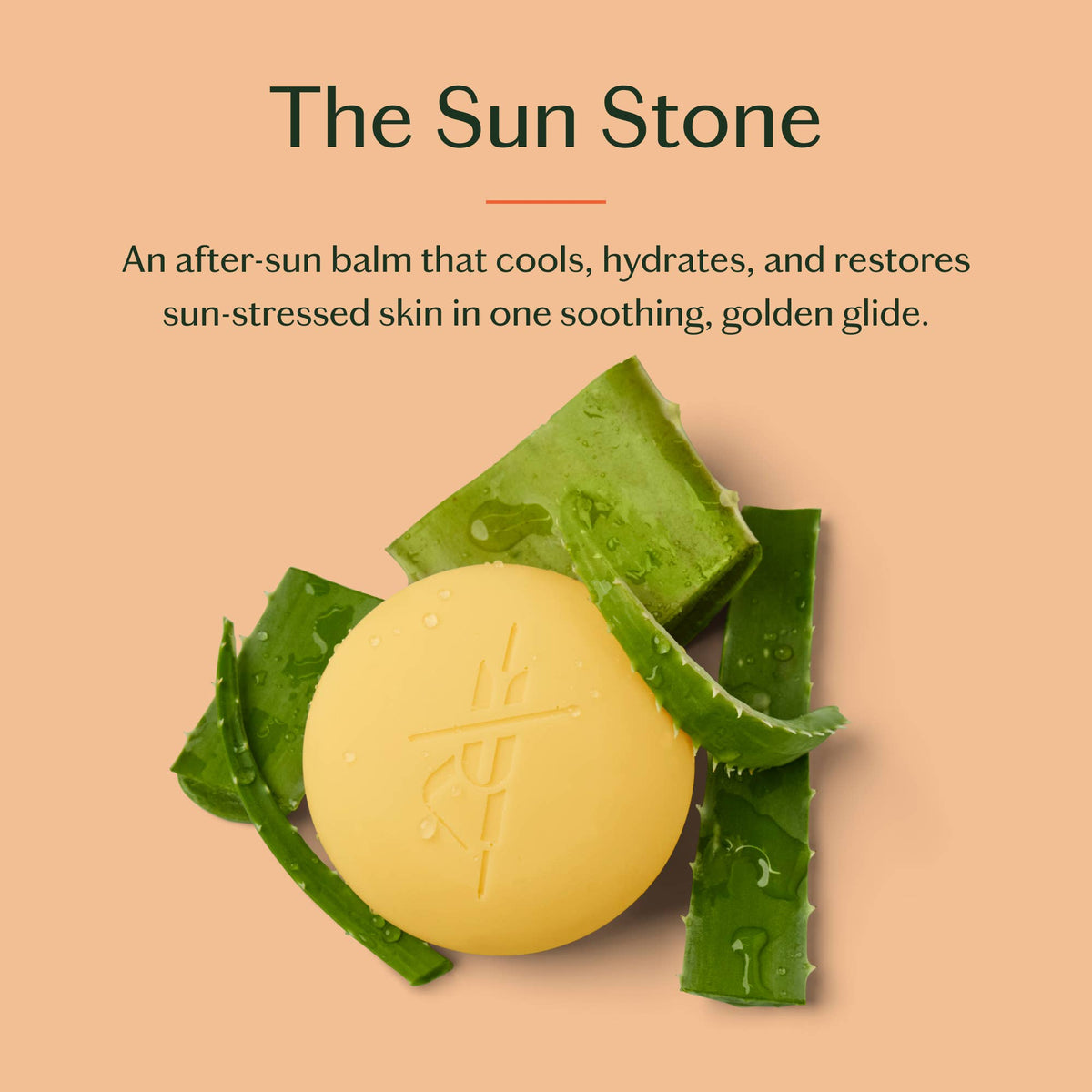 Kate McLeod The Sun Stone / After Sun Balm & Lotion Bar