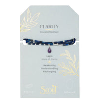 Scout Teardrop Stone Wrap Lapis / Amethyst - Stone Of Transformation