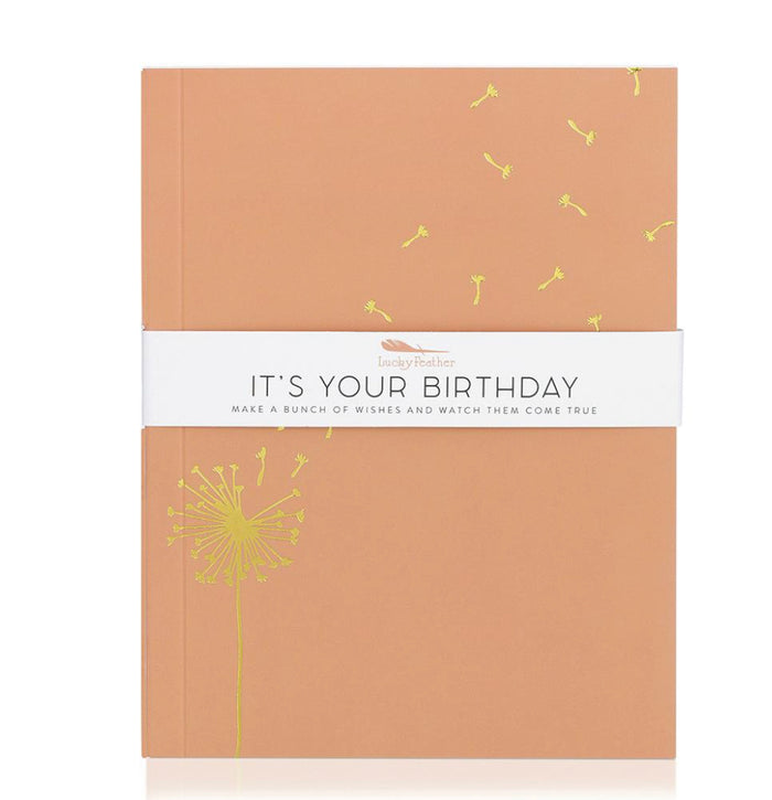 Gifting Journal - It’s Your Birthday Lucky Feather