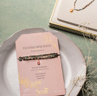 Scout Teardrop Stone Wrap Rose Quartz / Labradorite - Stone Of Love - The Boutique at Fresh