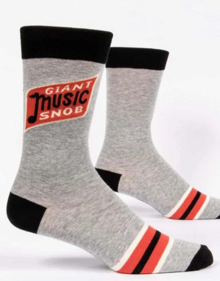 "Blue Q" Men's Socks - Giant Music Snob