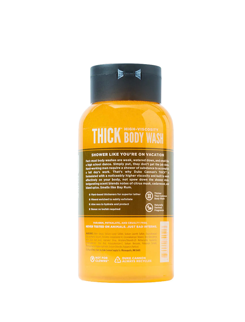 Duke Cannon Thick High Viscosity Body Wash - Bay Rum