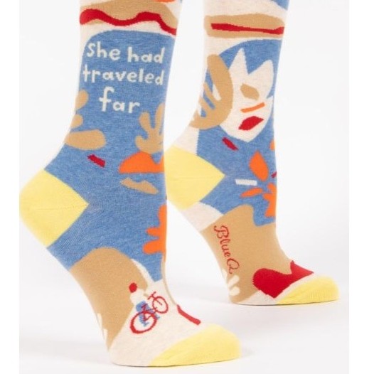 Blue Q Women's Crew she had traveled far