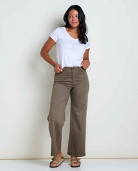 Toad & Co Women's Balsam Wide Leg Pant - Fir