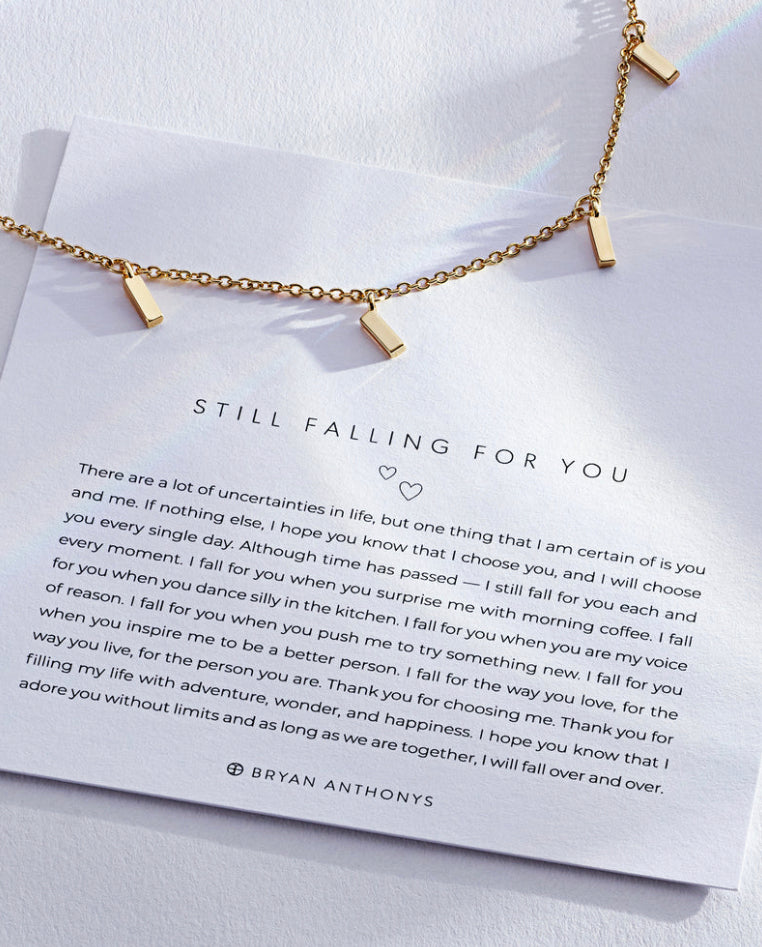 Bryan Anthonys Still Falling For You Gold Necklace