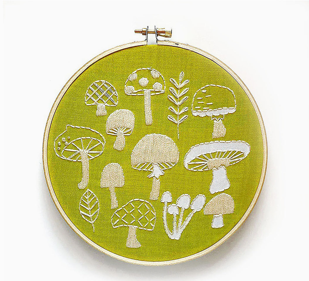 Mushrooms Embroidery Kit