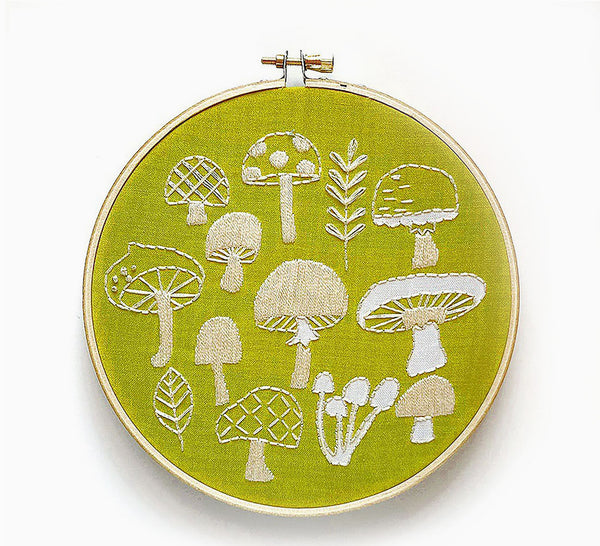 Mushrooms Embroidery Kit