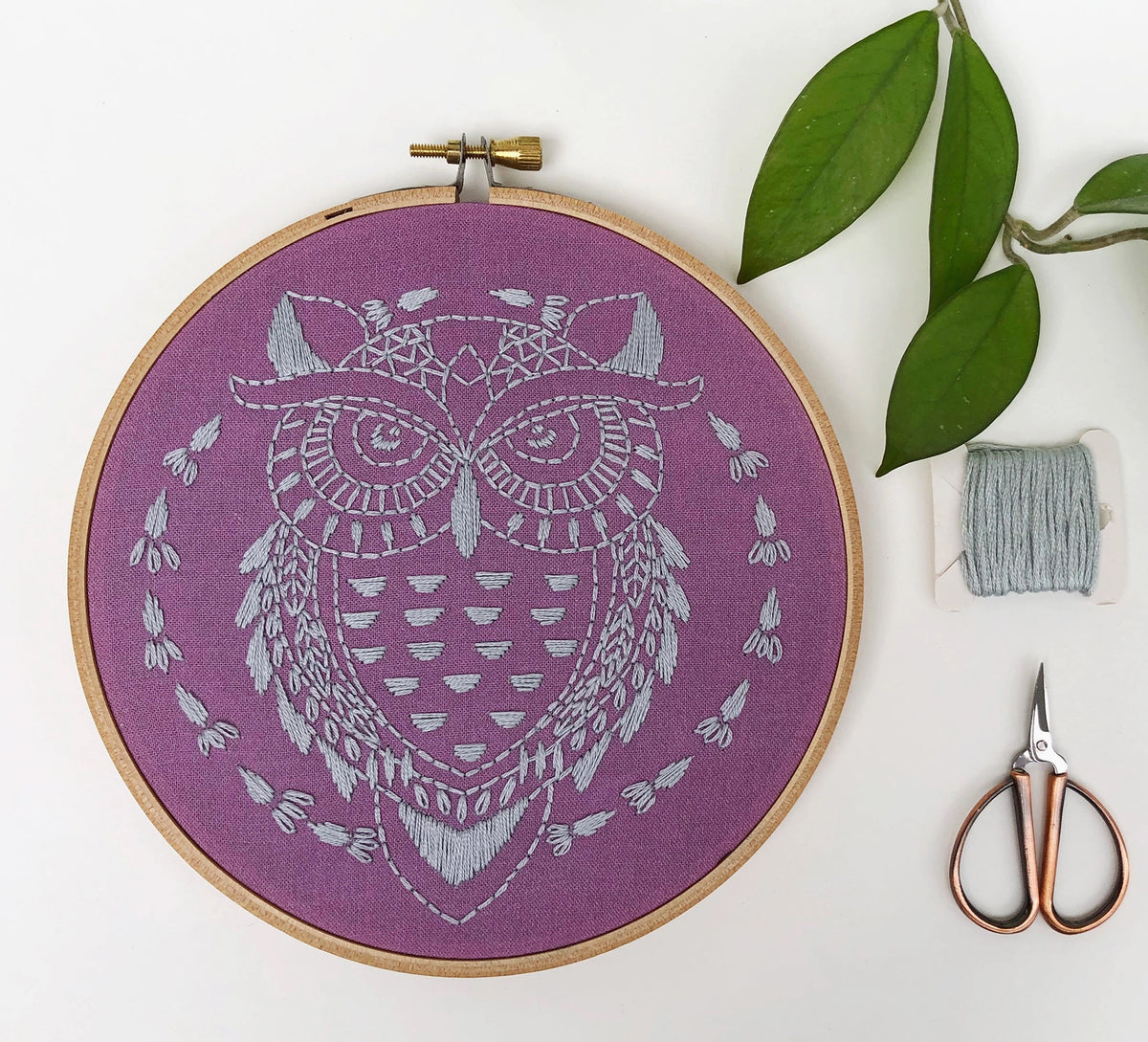 Owl Embroidery Kit