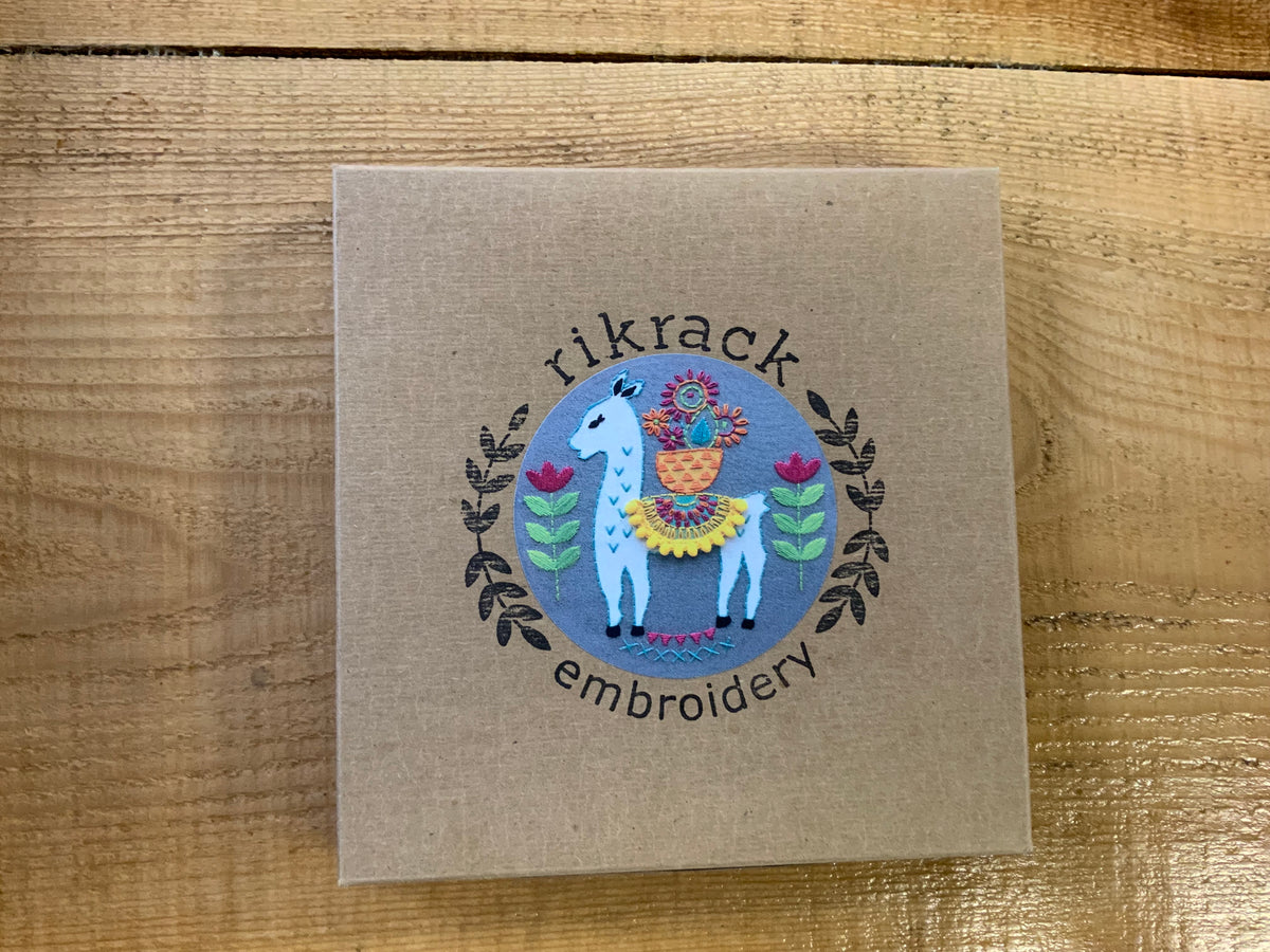 Llama Embroidery Kit