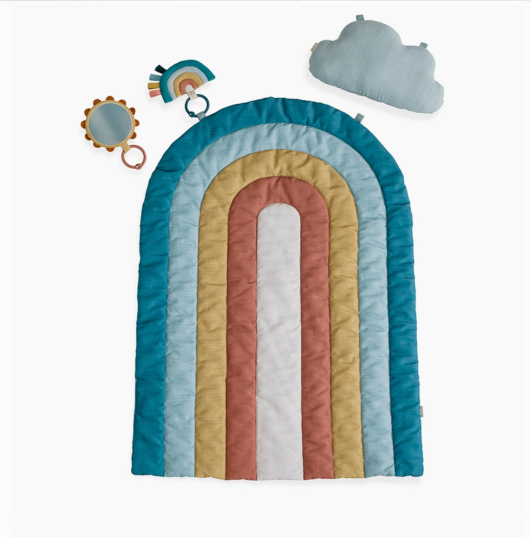 Itzy Ritzy Bitzy Bespoke Ritzy Tummy Time™ Rainbow Play Mat