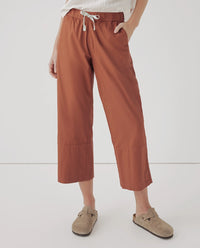 Women’s Daily Twill Crop Pant - Baked Clay - The Boutique at Fresh