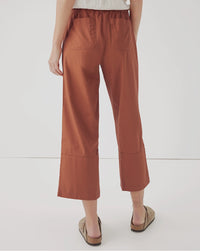 Women’s Daily Twill Crop Pant - Baked Clay