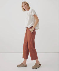 Women’s Daily Twill Crop Pant - Baked Clay - The Boutique at Fresh