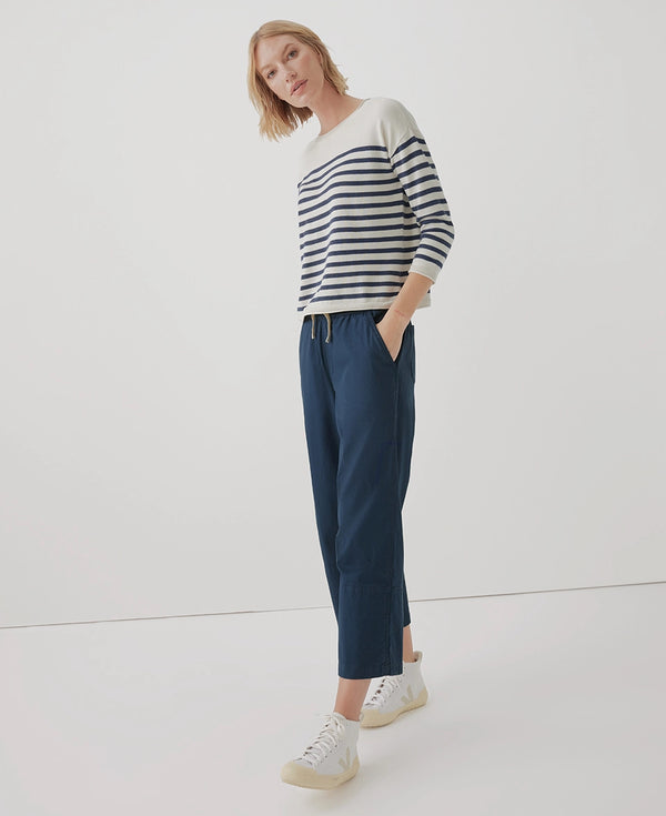 Women’s Daily Twill Crop Pant - French Navy