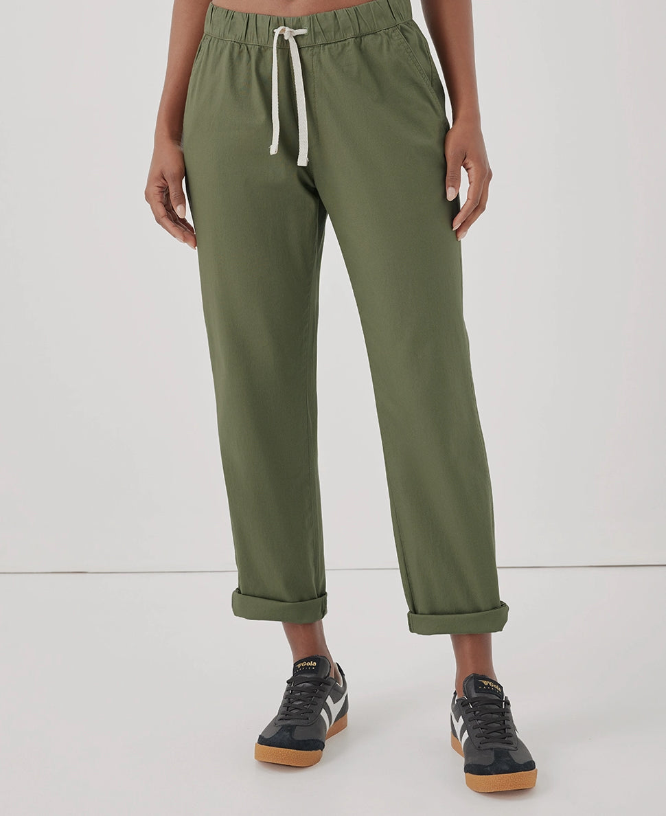 Women’s Daily Twill Pant - Olivine - The Boutique at Fresh