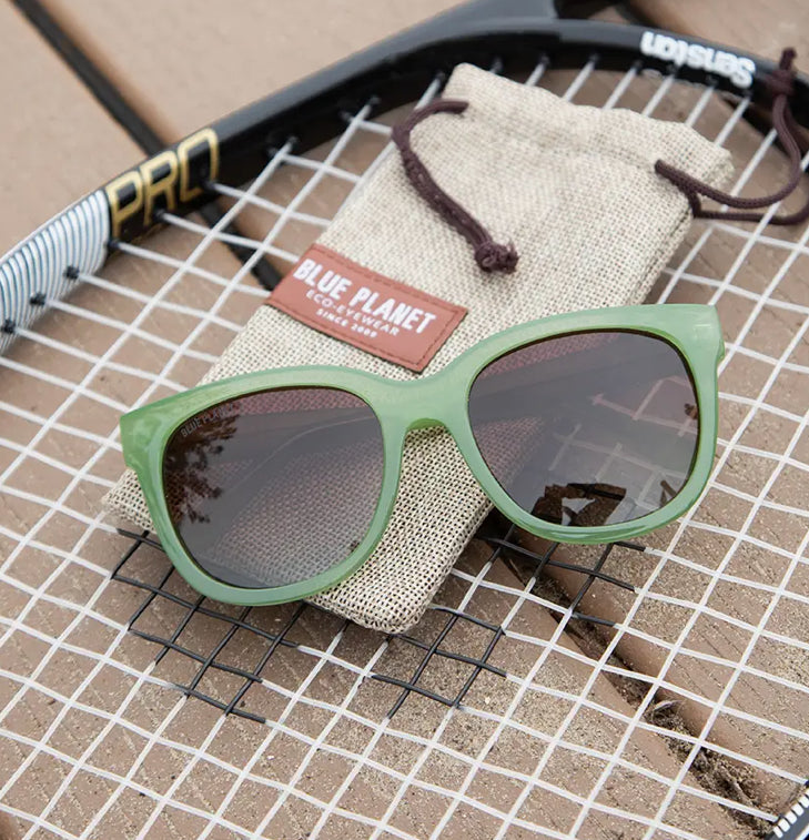 Acacia - Soft Sage Green / Gradient Brown Polarized Lens