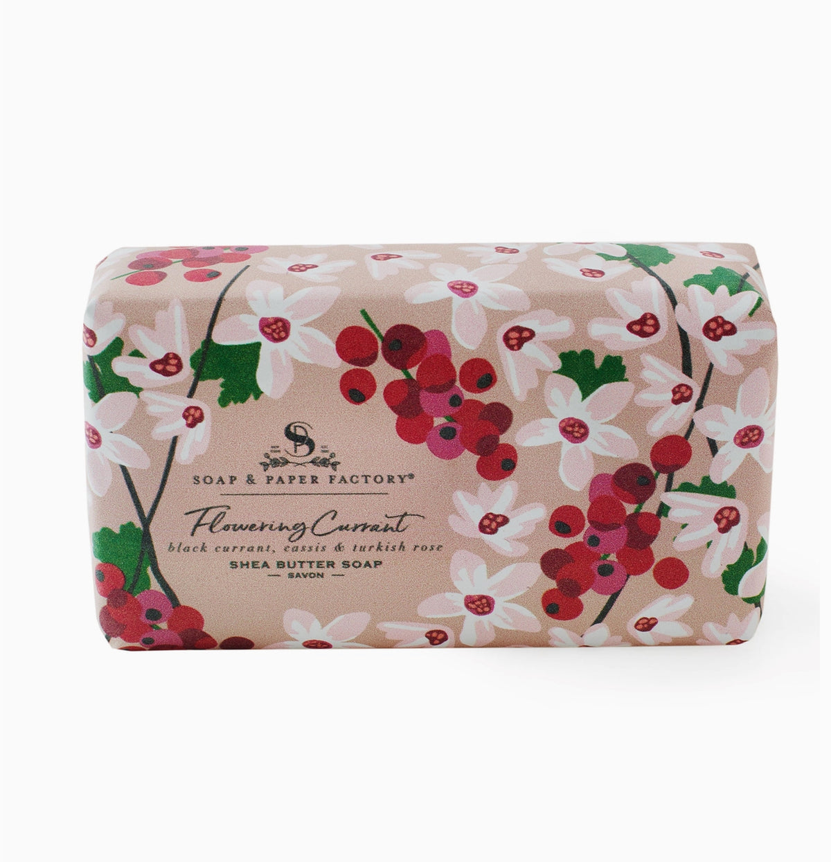 Soap & Paper Factory Flowering Currant Tin Candle & Soap Gift Set