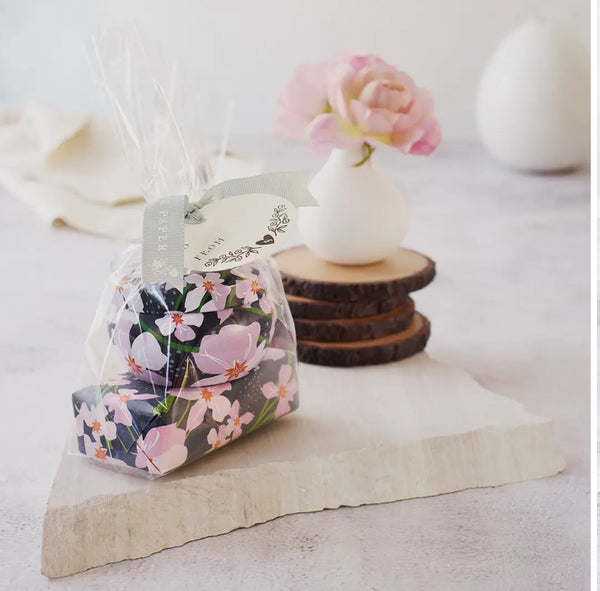 Soap & Paper Factory Vanilla Fleur Tin Candle & Soap Gift Set