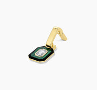 Gorjana Malachite Tag Charm