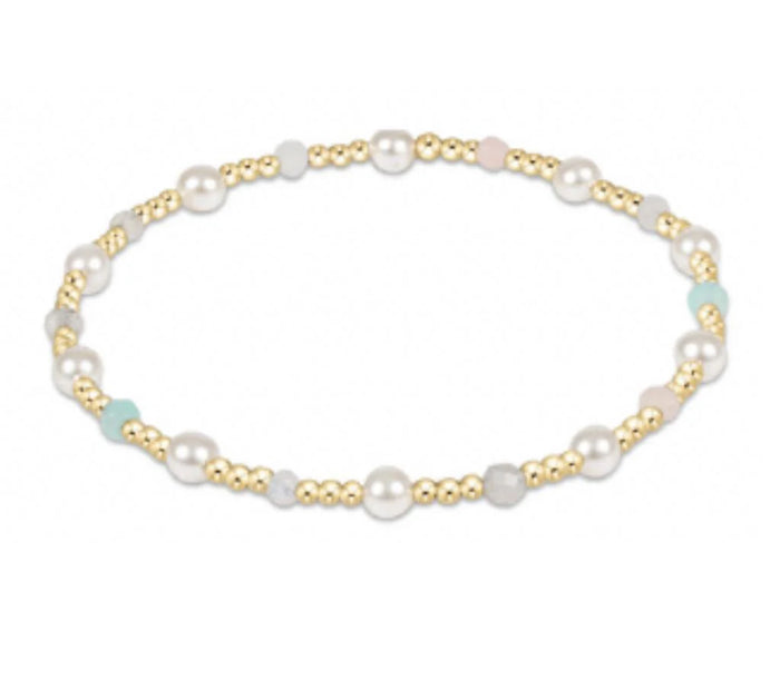 Enewton Pearl Sincerity Pattern 4mm Bead Bracelet - Hot Mess SS25
