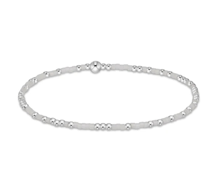 Enewton Hope Unwritten Bracelet - White - Sterling Silver