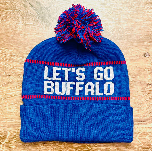 Let’s Go Buffalo Knit Pom Pom Hat