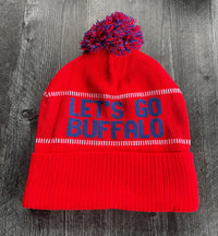 Let’s Go Buffalo Knit Pom Pom Hat