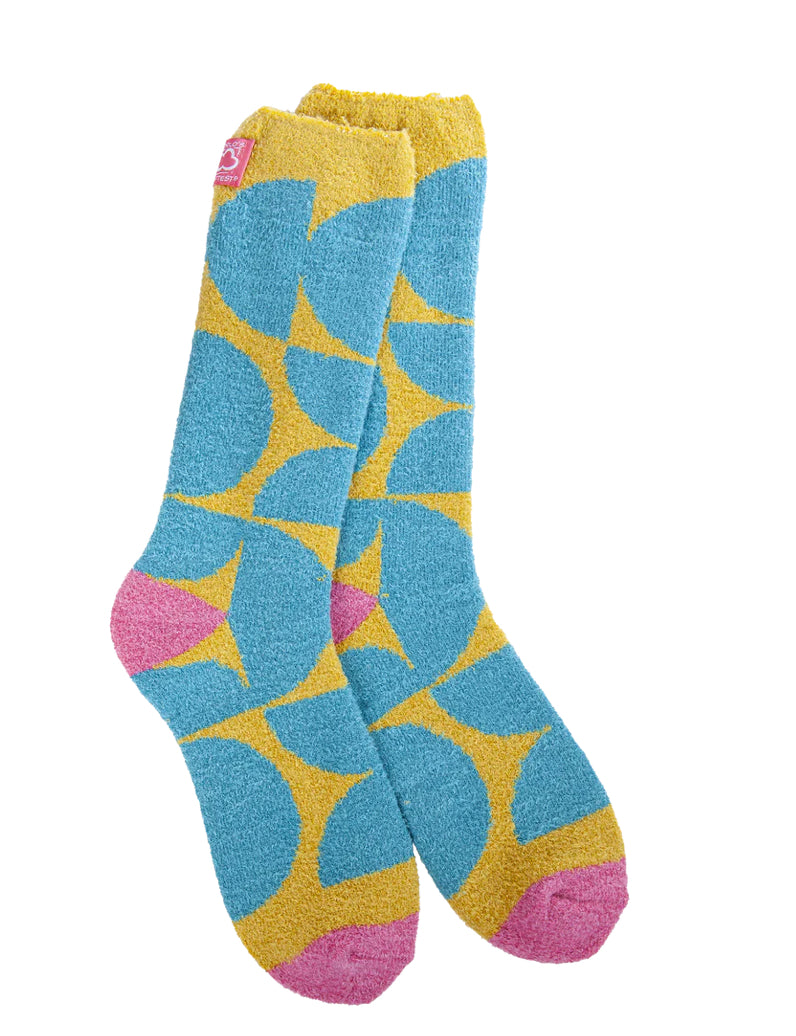 World’s Softest Socks Cozy Cali Crew - Geo O/C