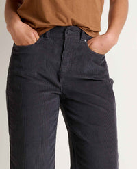 Toad & Co Women's Coaster Cord Wide Leg Pant - Soot