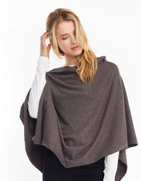 Basic Triangle Poncho in 9 Colors - The Boutique at Fresh