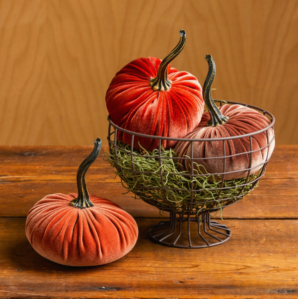 Hand Made Velvet Pumpkins - The Boutique at Fresh