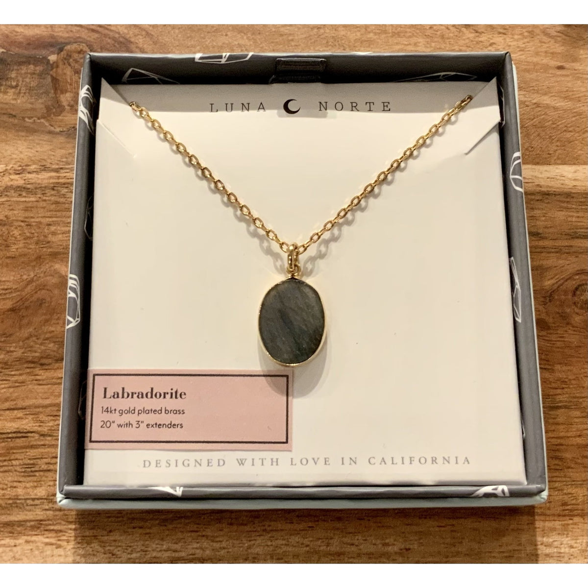 Luna Norte Labradorite Pendant Necklace