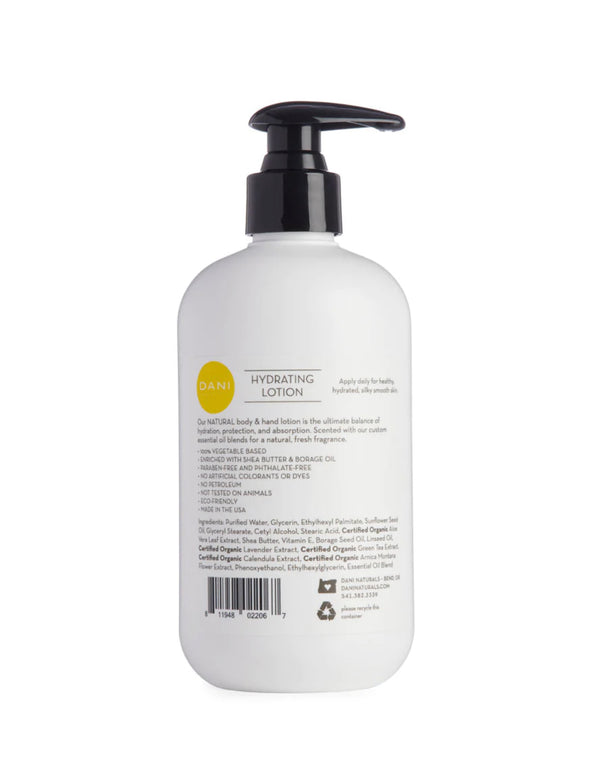 Dani Naturals Sandalwood Vanilla Hydrating Lotion