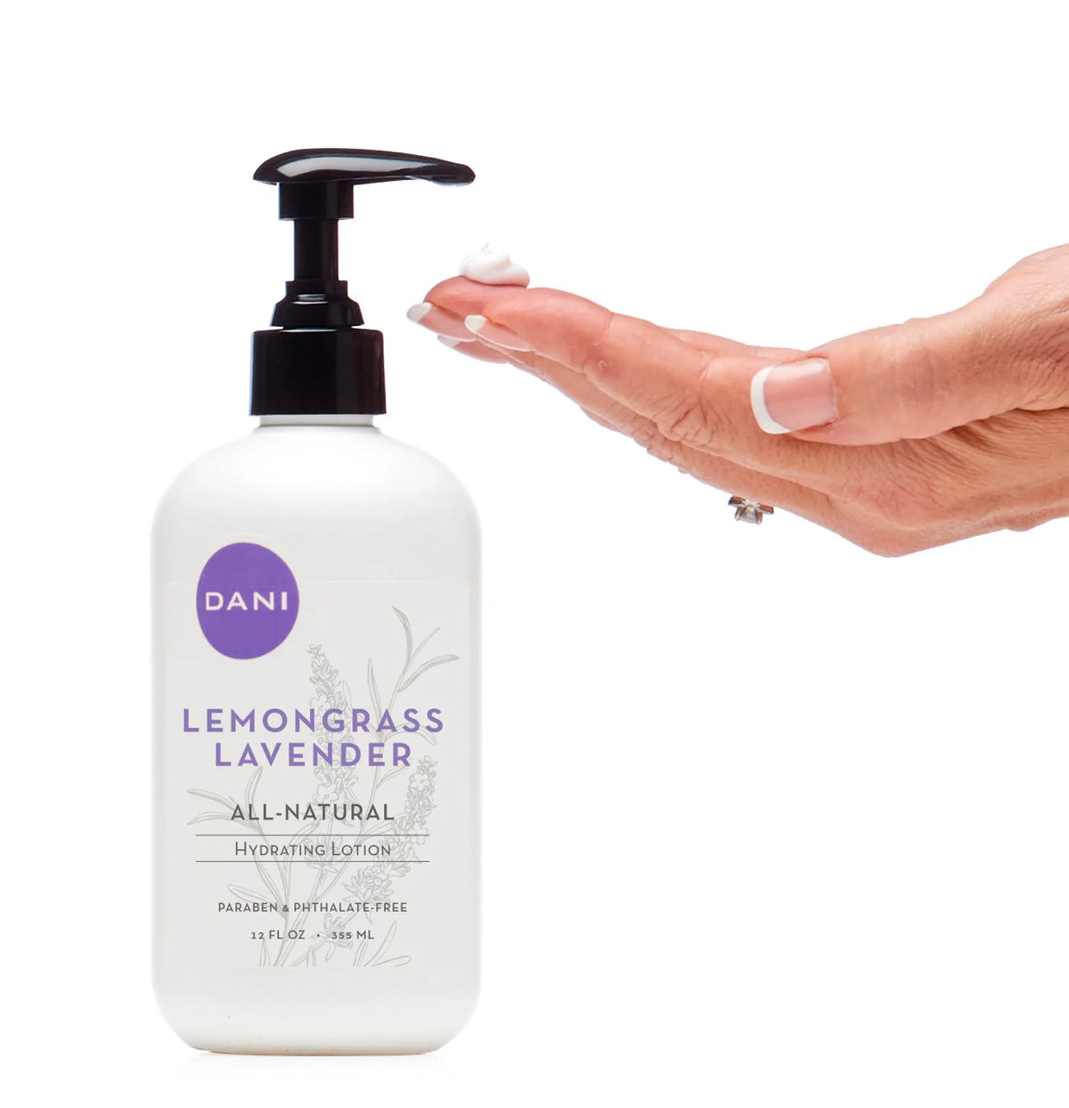 Dani Naturals Lemongrass Lavender Hydrating Lotion