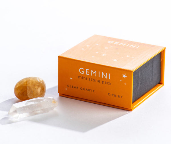Shoppe Geo Gemini Zodiac Mini Stone Pack