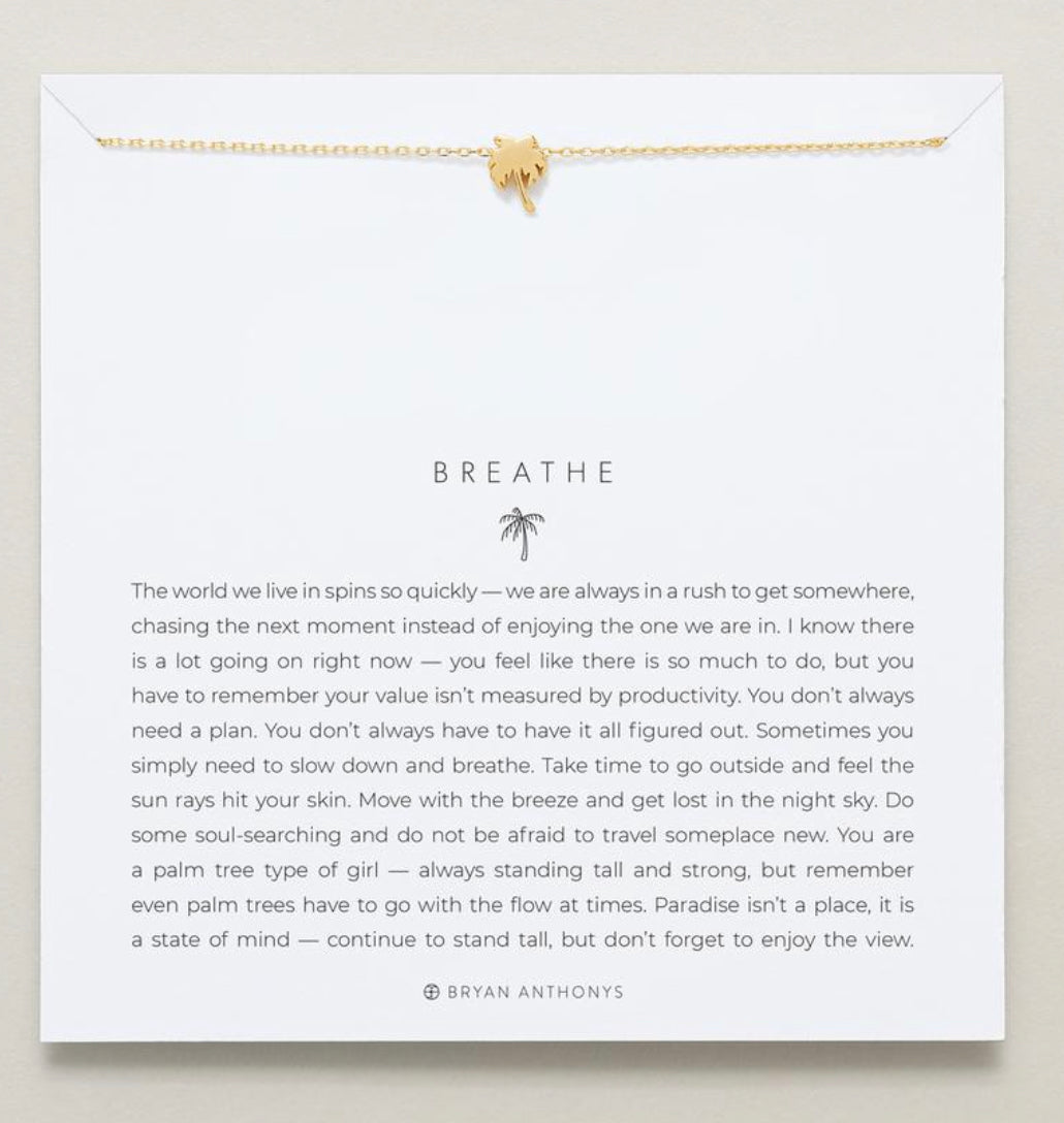 Bryan Anthonys Breathe Gold Necklace