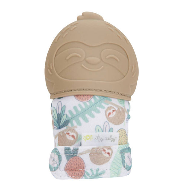 Itzy Mitt™ Teething Mitts - Sloth - The Boutique at Fresh
