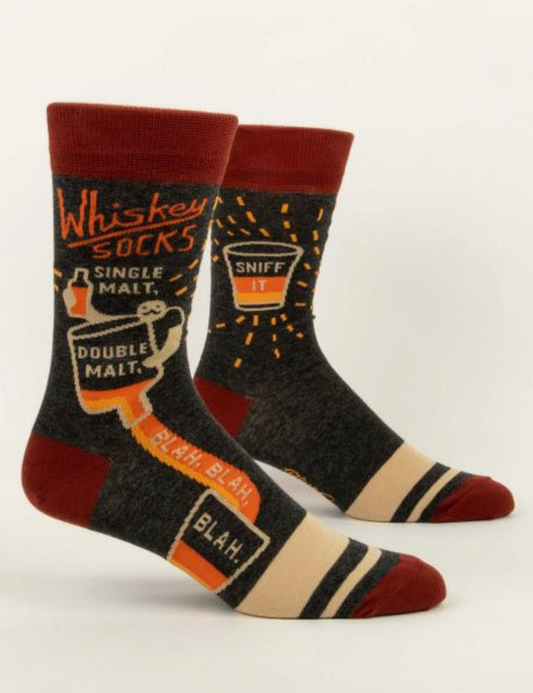 "Blue Q" Men's Socks - Whiskey Socks