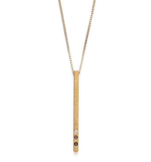 Amano Studio Brass Rod Necklace