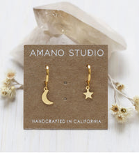 Amano Studio Night Sky Huggie Hoops