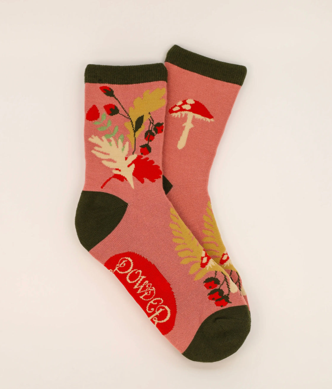 Foraging Ankle Socks - Coral