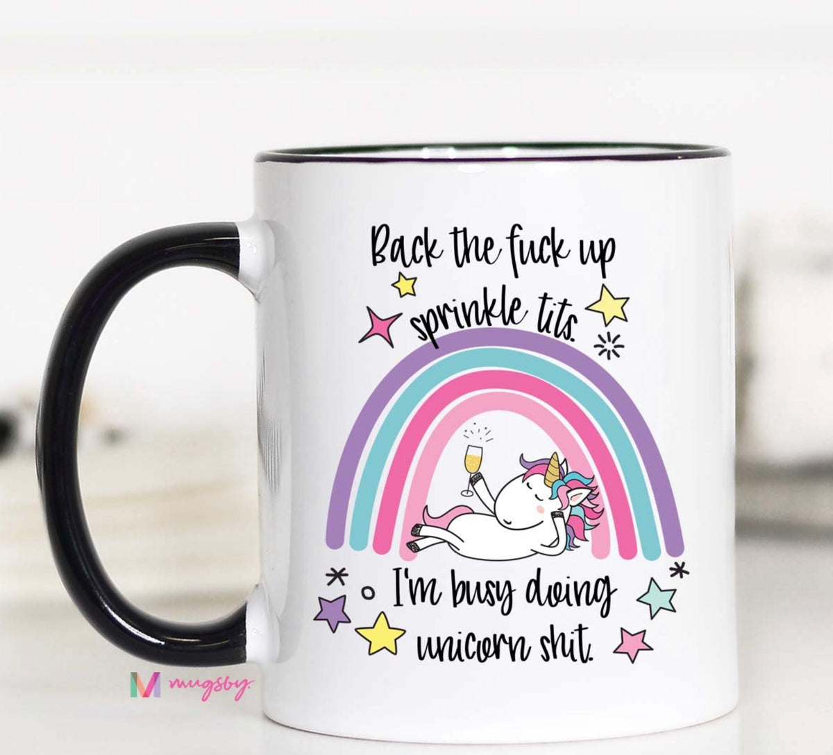 Back Up Sprinkle Tits Coffee Mug