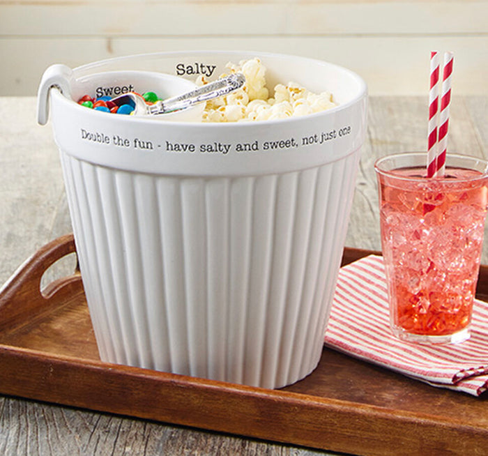Mud Pie Popcorn & Candy Bowl Set