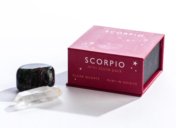 Shoppe Geo Scorpio Zodiac Mini Stone Pack