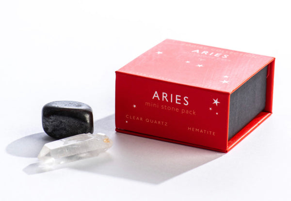 Shoppe Geo Aries Zodiac Mini Stone Pack