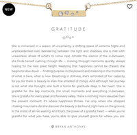 Bryan Anthonys Gratitude Necklace - Gold