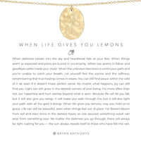 Bryan Anthonys When Life Gives You Lemons Gold Necklace